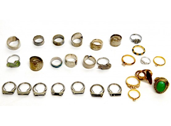 Vintage Costume Jewelry Lot - Rings