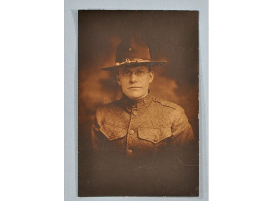 Antique Photograph Of Soldier