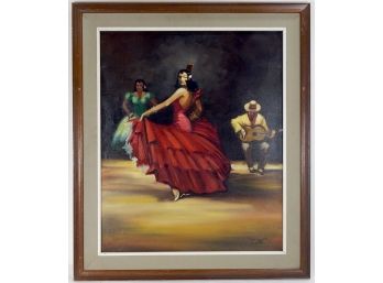 Original Theo Van NOORT Spanish Dancer Oil Panting