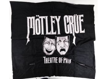 Vintage MOTLEY CRUE 'Theatre Of Pain' Cloth Banner