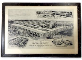 Vintage 1940 Draper Corp. Framed Print