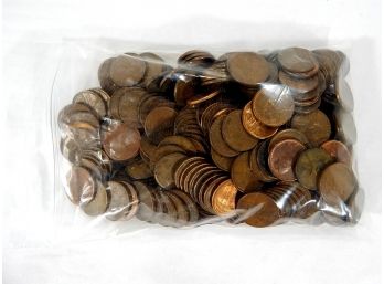 Bag Of Unsorted Wheat Pennies