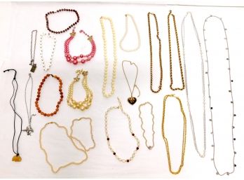 Vintage Costume Jewelry Lot - Necklaces #2