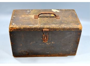 Antique Wood Tool Box