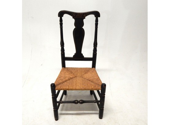 18th Century Queen Anne Bannister Back Side Chair