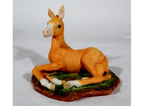 Vintage Edward M. Boehm Porcelain COLT Horse #40123 Porcelain Wildlife Figurine