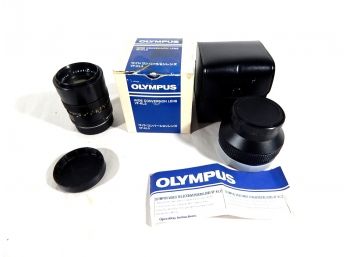 Lot 2 Lenses Leitz Wetzlar For Leica & Olympus Converter