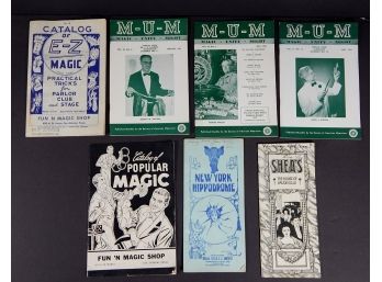 Lot 7 Vintage Magic Books