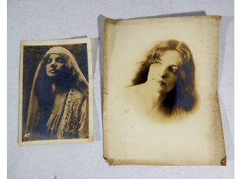 Two Original Antique MAUD ALLAN Photographs