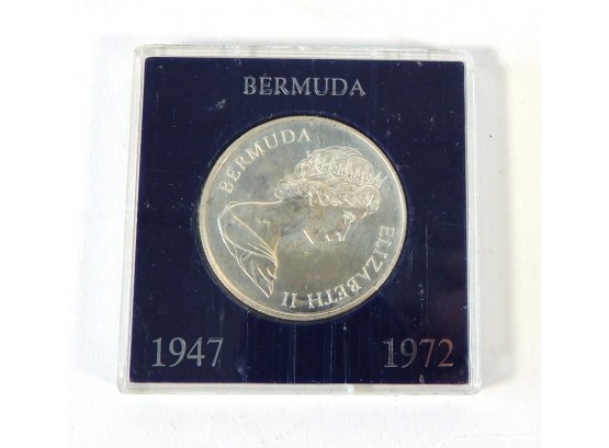 1972 Bermuda Silver Wedding Dollar