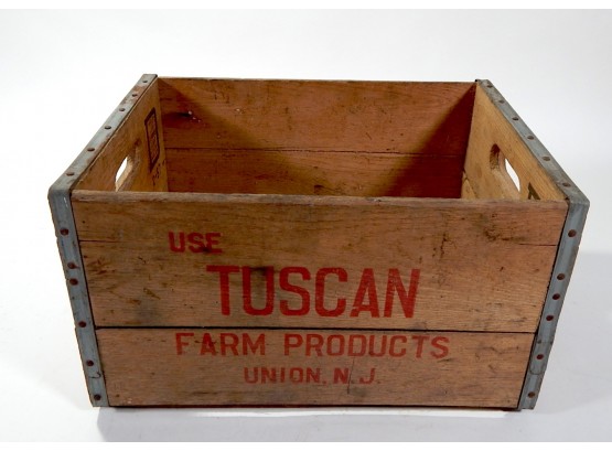 Antique Oak 'Tuscan' Crate