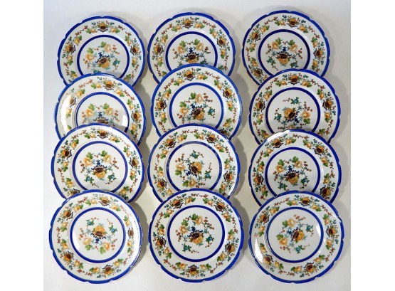 Set 12 Czechoslovakian Phoenix Dinner Plates