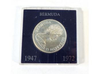 1972 Bermuda Silver Wedding Dollar