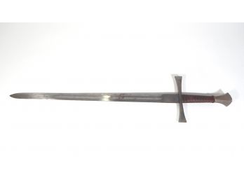 Reproduction Medieval Sword With Leather Handle