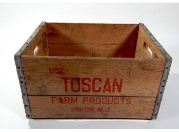 Antique Oak 'Tuscan' Crate