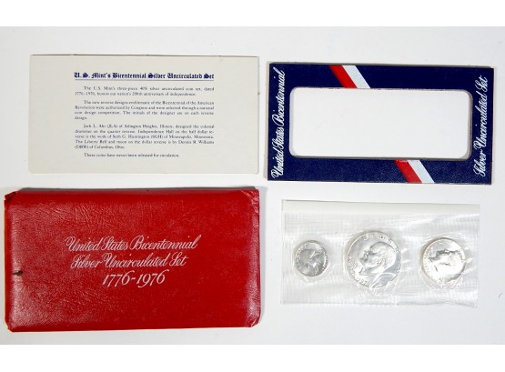 1976 Bicentennial Silver Uncirculated Set