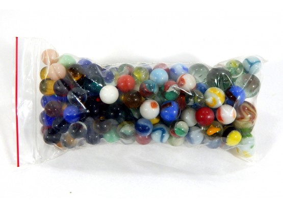 Bag Of Unsorted Vintage Marbles