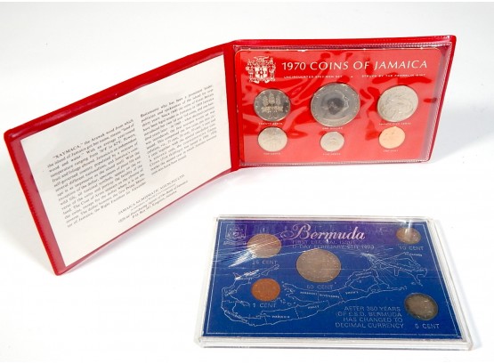 1970 Bermuda & Jamaica Coin Sets