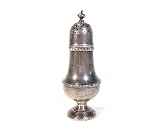 Large Vintage Godroon Towle Sterling Silver Spice Shaker