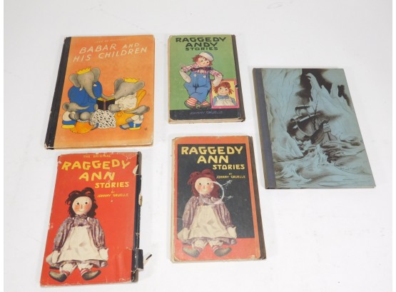 Vintage Children's Book Lot - Raggedy Ann Stories