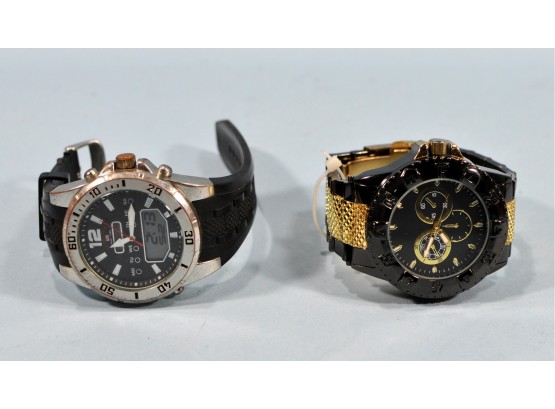 Lot 2 Men's Wristwatches
