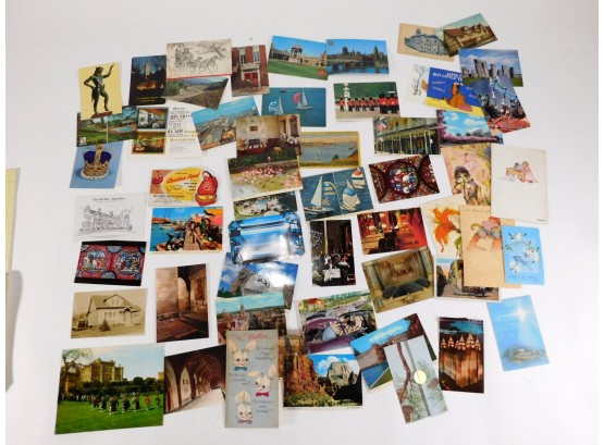 Large Vintage Postcard & Cover Lot