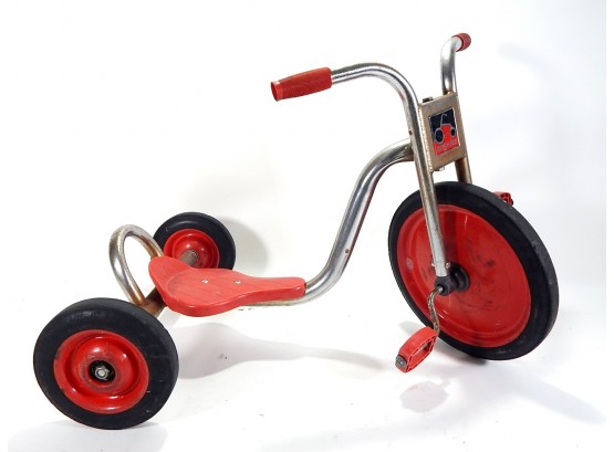 Original Vintage ANGELES Tricycle Scooter, Child's Pedal Toy