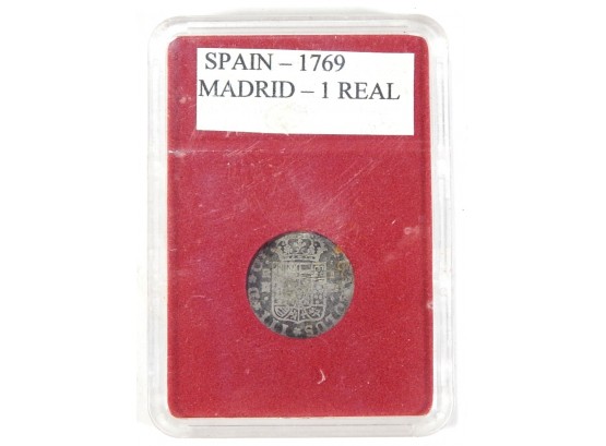 1769 Spain 1 Real Silver Coin