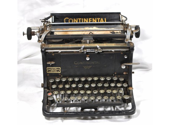 Antique CONTINENTAL BREUNIG & SAUER Munich Typewriter