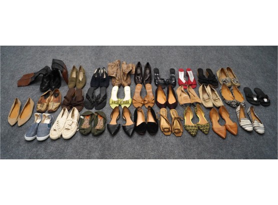 Lot Of  29 Shoes - J. Crew, Impo, & Many Others