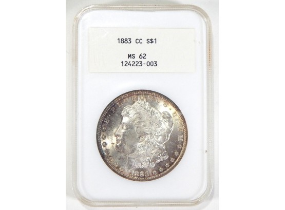 1883 CC Morgan Silver Dollar MS-62