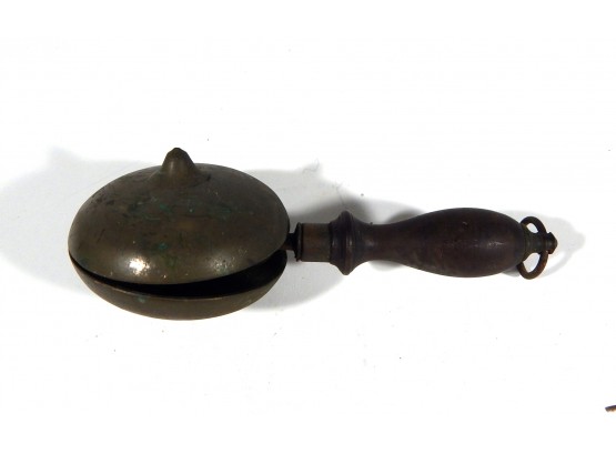 Antique Brass Watchman’s Muffin Bell