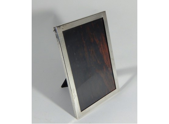 Art Deco Sterling Silver & Rosewood Picture Frame