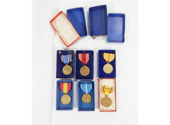 Group Of 6 U.S. Service Medals Korean War