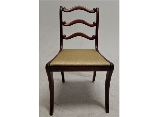 Victorian Mahogany Ribbon Back Side Chair.