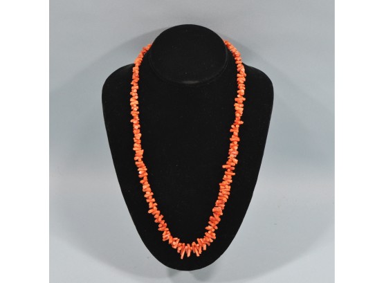Vintage Natural Coral Necklace