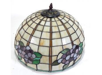Vintage Leaded Stained Glass Lamp Shade