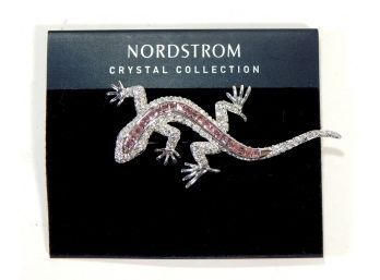 Nordstrom Crystal Collection LIZARD Pin Brooch