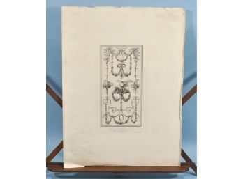 Original Leon GAUCHEREL (1816-1886)- French Design Etching With Doves