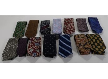 Lot Of 14 Men's Silk Ties