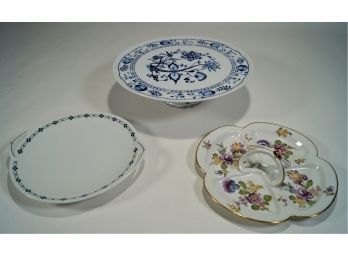 Zwiebelmuster Cake Stand Made In Germany