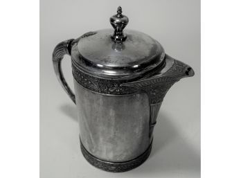 Hard White Metal Pitcher, Middletown Plate Co.