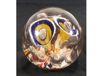 Large Glass Paperweight