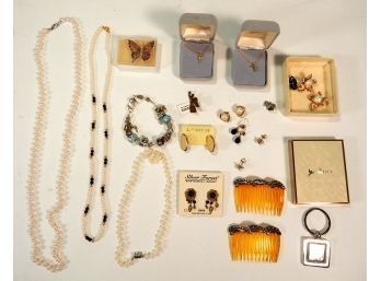 Vintage Jewelry Lot, Sterling Hair Combs