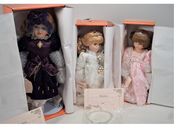3 Bradley's Collectible Dolls