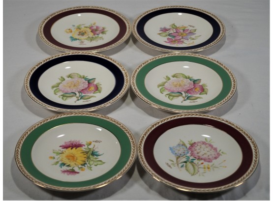 6 Ducal Crown Ware Plates - England