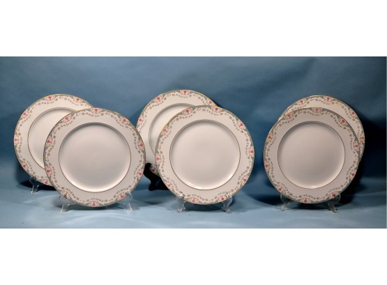 Set 6 Mikasa Kentwood Dinner Plates