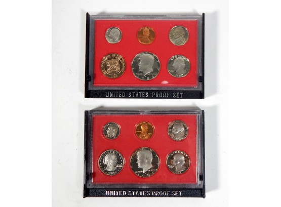 1981, 1982 US Mint Proof Sets
