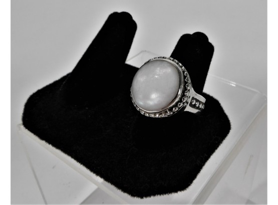 Sterling & Mother Of Pearl Ring