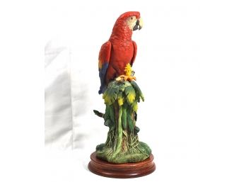 Large Porcelain Parrot Figurine- Gary Hart